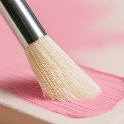 Wooden Stencil Brushes Natural Stencil Bristle Dome Art Painting Brushes Wood Paint Template Brush for Painting On Stencil Projects, Card Making, DIY, Crafts and Acrylic Oil Watercolor Painting Black - color: Black