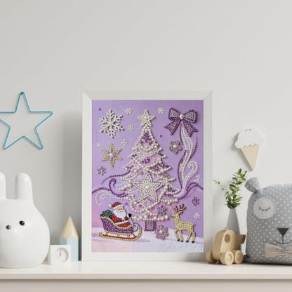 Christmas tree Pearl Art Kits for Adults,Pearl Diamond Painting 12x16In - color: DP04372