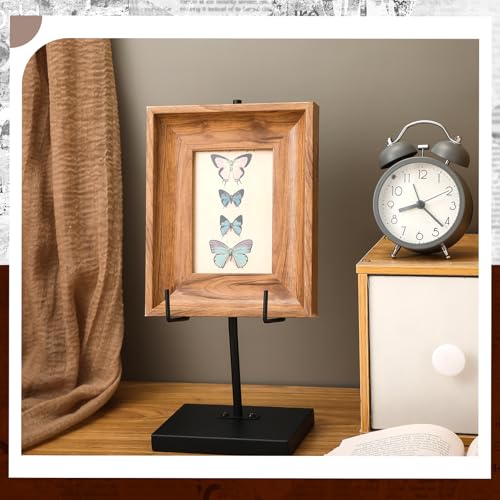 RattanView Metal Platter Stands for Display 12 x 5 x 4 frame Holder - size: 12 x 5 x 4 Inches