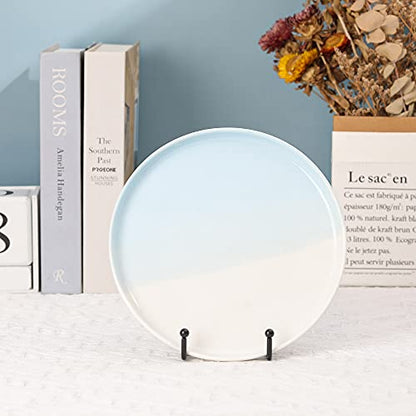 Artliving Plate Stands for Display - Iron Easel Stand Plate Holder Display Stand Picture Frame Stand for Pictures | Photo|Decorative Plate |Dish | Tabletop Art - 4.5 inch-Black(2 Pack) - size: 4.5“（2 pack）