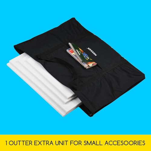 MEEDEN Art Portfolio Bag: 18 x 24 Inch Black Canvas Portfolio Case - size: 18"x 24"