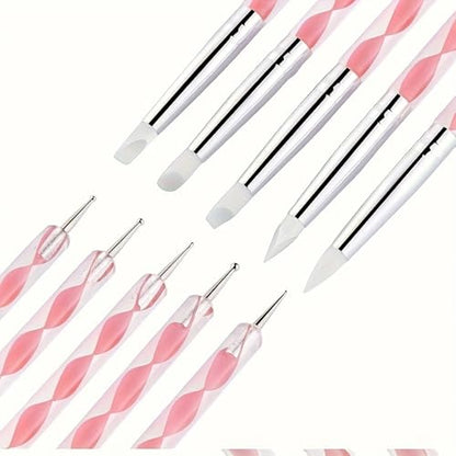 19 PCS Clay Sculpting Tools Set, Pink Air Dry Clay Tool, Polymer Clay Tool Kit, Dotting Tools, Dot Painting Tools, Clay Pottery Carving Tools for DIY Crafts Embossing Modeling - color: pink