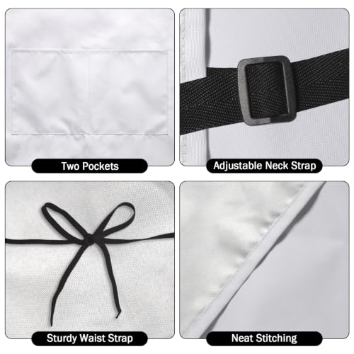 Imiss Waterproof Stain-Resistant Cooking Chef Aprons for Grill BBQ Baking 27 X 31 Inch - color: Reindeer