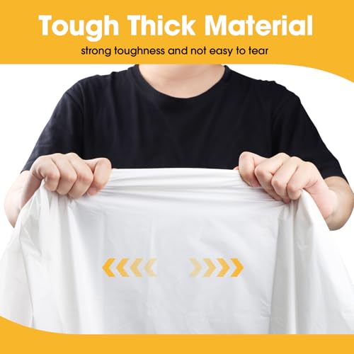 Niuara White Plastic Table Cloth Disposable, 8 Pack, 54 x 108 in | Rectangle, 6 ft Tables, Party Holiday Gathering - color: White, size: 54" x 108" - 8 Packs