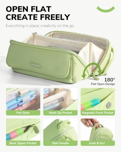 Four Candies 36PCS Mechanical Pencil Set with 624 Lead Refills(Light Green) - color: Light Green