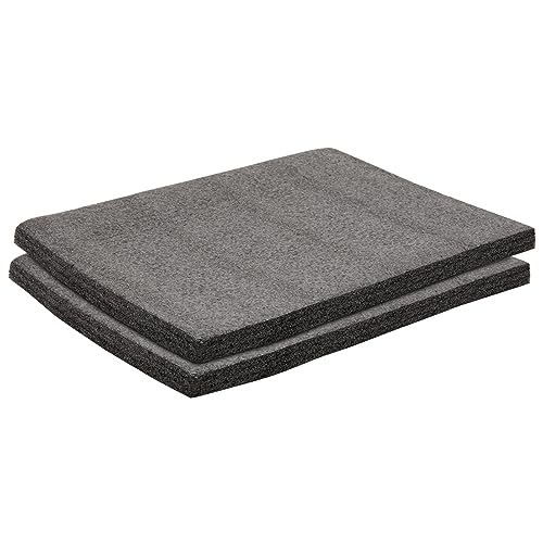 Okuna Outpost Packing Foam Sheets - Closed-Cell Polyethylene Inserts & Foam Dividers for Cases - Custom Craft Projects & Craft Sheets - 16 x 12 x 1 in, Pack of 2 - size: 1 IN