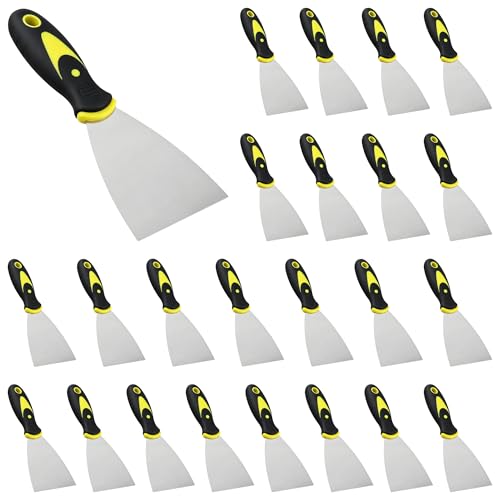 3 Inch Putty Knife Set, Stainless Steel Spackle & Drywall Knife