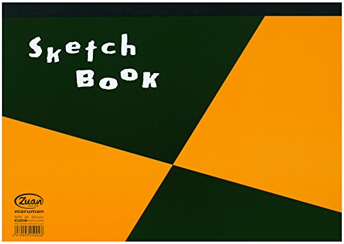 Maruman Zuan Sketch Pad, Horizontal A4, 8.27" x 11.69", 50 Pages | Sketchbook With Premium Acid-Free Drawing Paper, Glued Binding, Drawing Pad Made in Japan, Art Book For Sketching - size: A4, style: SKETCHPAD