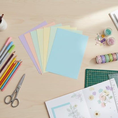 Vellum Bristol Cover 67 Pound, Smooth Finish, 250 Sheets Pack. – Premium Heavyweight Cardstock for Crafting, Printing, and Professional Projects, Acid-Free. (1, Blue, 8.5"x11") - color: Blue, size: 8.5"x11"