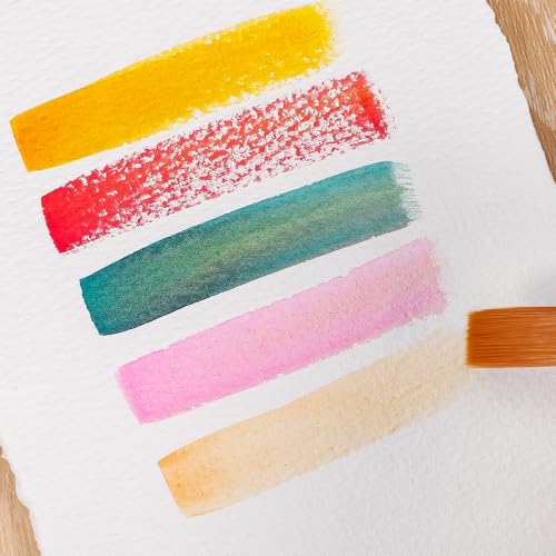 50 Sheets Watercolor Paper 4 x 6 Inch, 300 GSM Cotton Deckle Edge - size: 4 x 6inch