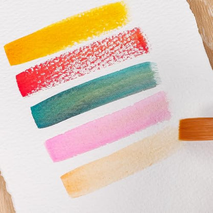 50 Sheets Watercolor Paper 4 x 6 Inch, 300 GSM Cotton Deckle Edge - size: 4 x 6inch