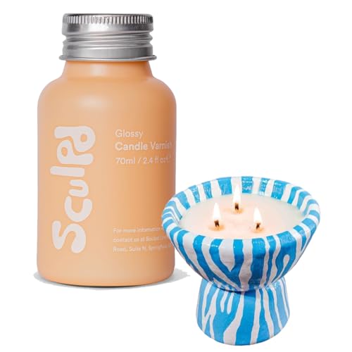 Sculpd Glossy Acrylic Clear Coat Varnish for Candles & Pottery, 2.37 Fl Oz - color: Transparent, size: 0.08 Fl Oz (Pack of 1)