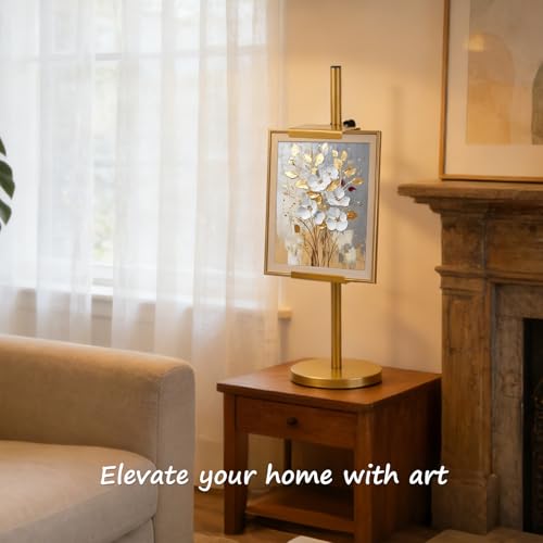 18''Adjustable Tabletop Easel Stand, Picture Easels for Display-Gold | Metal Picture Frame Holder Stand Table for Art, Picture stand for Artwork,Photo,Sign - color: Gold, size: 18 Inch