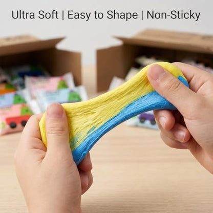32-Pack Air Dry Foam Clay 16 Colors for School Supplies - color: 16 Colors