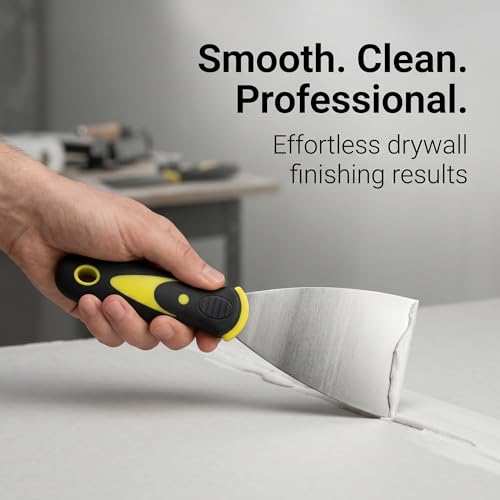 3 Inch Putty Knife Set, Stainless Steel Spackle & Drywall Knife