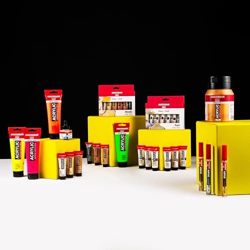 Amsterdam Standard Series Acrylic Tube 20ml Pearl Yellow 818 (17048180) - color: Pearl Yellow, size: 0.67 Fl Oz (Pack of 1)
