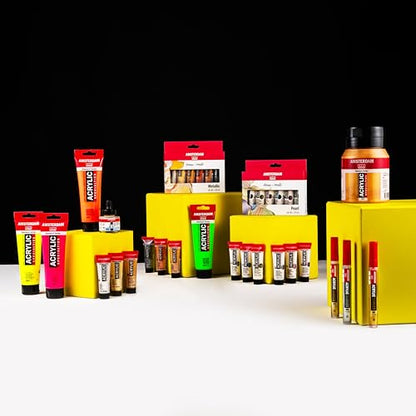 Amsterdam Standard Series Acrylic Tube 20ml Pearl Yellow 818 (17048180) - color: Pearl Yellow, size: 0.67 Fl Oz (Pack of 1)