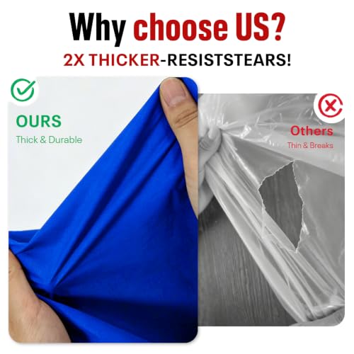 54IN X 600FT Plastic Table Cover Roll with Cutter Box, Cut to Size Plastic Table Cloths for Parties, Birthday, (Blue, 54"x7680"(Rectangular)) - color: Blue, size: 7680" x 54" (Rectangular)