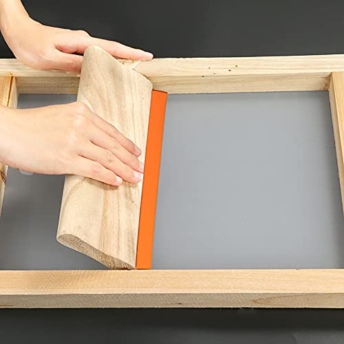 Caydo 6 Pieces 3 Size Wood Silk Screen Printing Frame with Mesh | Silk Screen 10 x 14 Inch, 8 x 12 Inch, 6 x 10 Inch