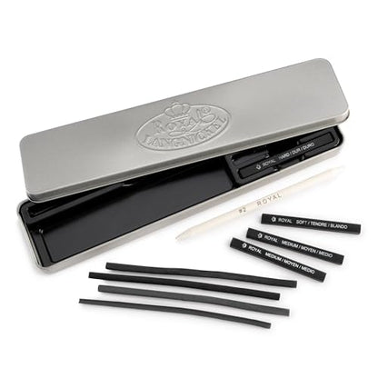 Royal & Langnickel Mini Tin Charcoal Art Set - style: Charcoal