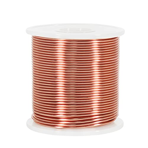 Tenn Well 164ft 15 Gauge 1.5mm Aluminum Wire Copper Bendable for Jewelry - color: Copper, size: 15 Gauge