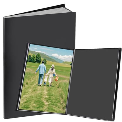 Large 13"x19" Art Portfolio Heavy Duty Binder with Plastic Sleeves, Portfolio Folder with 30 Clear Sheet Protectors, Display 60 Pages, Poster Binder， (medium（13x19in）) - size: medium（13x19in）