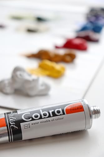 Cobra Artist Oil Colour Artist Value Pack, General, 1.3 fl oz, 10 Count | Water-Mixable Oil Paint with High Pigmentation, High Lightfastness, No Harmful Solvents, Professional-Grade - size: 10x40ml