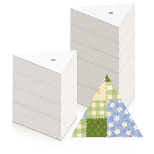 300 PCS 2" Equilateral Triangle Paper Piecing Templates, Quilting Templates Accessories for DIY Patchwork Crafts and Sewing Supplies﻿ - size: 2 Inch-300pcs Equilateral Triangle