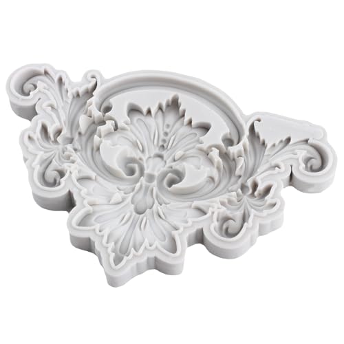 Baroque Style Curlicue Silicone Molds Scroll Lace Polymer Clay Mold | DIY Craft Epoxy Resin Casting Polymer Clay Tools Crafts Air Dry Jewelry Making - color: Style N