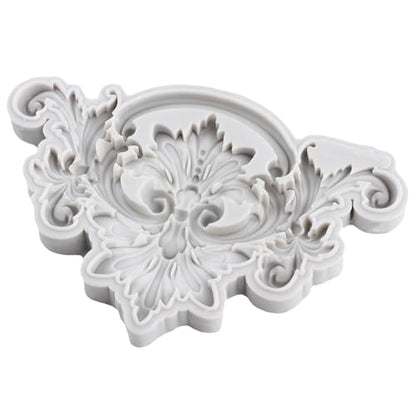 Baroque Style Curlicue Silicone Molds Scroll Lace Polymer Clay Mold | DIY Craft Epoxy Resin Casting Polymer Clay Tools Crafts Air Dry Jewelry Making - color: Style N