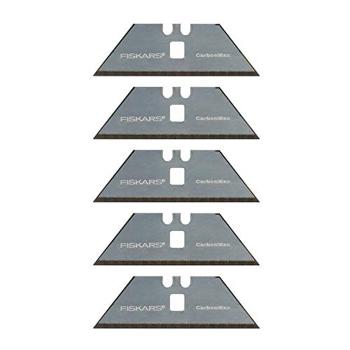 Fiskars Pro CarbonMax 3/4" Utility Knife Replacement Blades, 5-Pack - style: 5-Pack