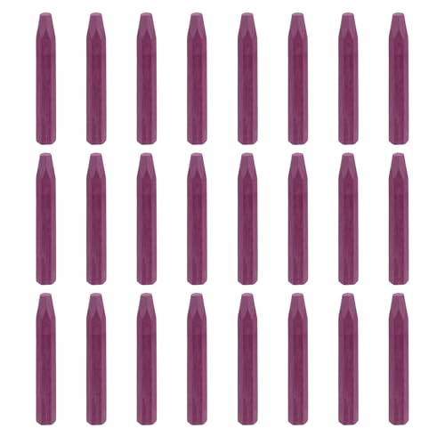 MECCANIXITY 25PCS Oil Pastels Set, Soft Oil Colored Drawing Pastels Chalk Vibrant Color for Artists Art Supplies for Beginners Teachers, Purple Red - color: Purple Red