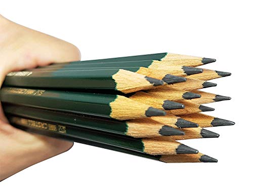 Faber-Castell Castell 9000 Graphite Pencils, 8B Pre-Sharpened for Sketching, Shading, and Drawing, Box of 12