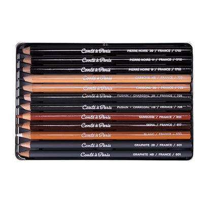 Conté à Paris The Sketch Set with Assorted Sketching Pencils - style: Professional