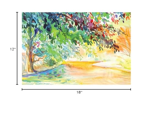 UCREATE 140 lb. Watercolor Paper, White, 12" x 18", 50 Sheets/Pack, 1 Pack | Super Heavyweight, Acid Free, Wet and Mixed Media - size: 12" x 18"