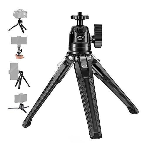 NEEWER Mini Metal Table Tripod with 360° Ball Head, TP29 - style: TP29