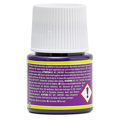Pebeo Vitrea 160, Glossy Glass Paint, 45 ml Bottle - Amaranthine - color: Amaranthine