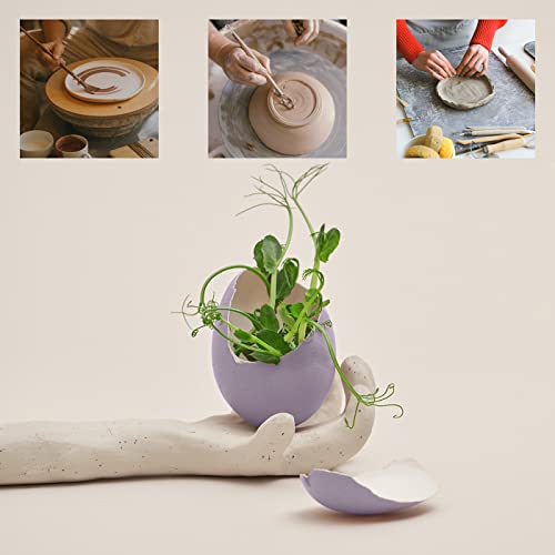 JOAWSOME Natural Air-Dry Clay Kaolin, Non-Toxic All-Purpose Compound 10LBs, All-Purpose Modeling Clay (Gray)