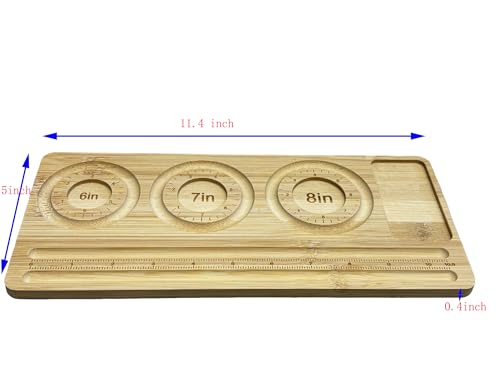 Daocaorenix Resin Bead Mold Set with Beading Board (Style A:12mm & 16mm Bead Molds + Large Beading Board)
