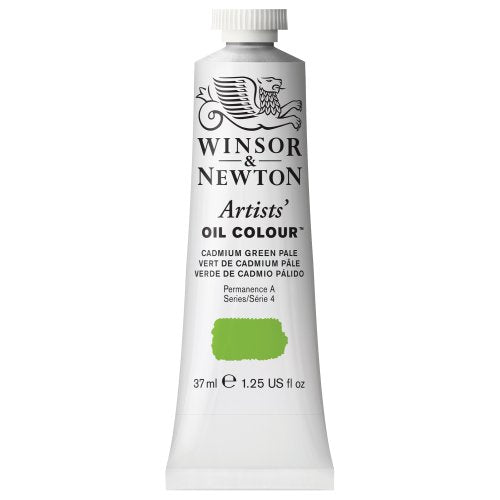 Winsor & Newton Artists' Oil Paint, 37ml Tube, Cadmium Green Pale - color: Cadmium Green Pale, style: 1.25-oz Tube