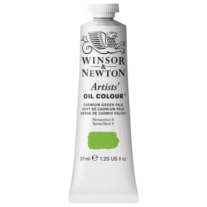 Winsor & Newton Artists' Oil Paint, 37ml Tube, Cadmium Green Pale - color: Cadmium Green Pale, style: 1.25-oz Tube