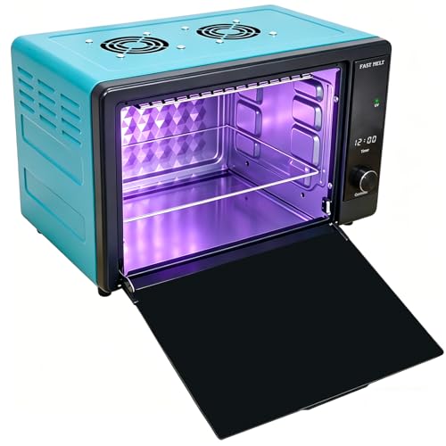 15L Large 395nm UV Resin Curing Machine with 150 LEDs & Reflective Cups 30% Faster Curing,Auto-Shutoff Safety Door Sensor, Silent Cooling Fans, HD Display UV Resin Curing Box for Craft DIY Decor