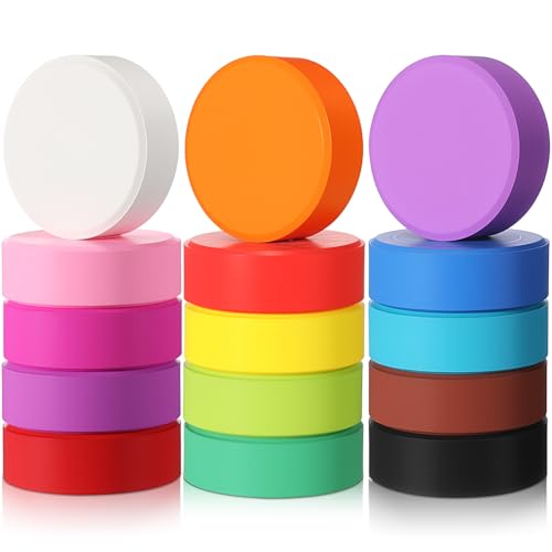 Nuanchu Tempera Paint Cakes 15 Colors Washable Art Supplies, 15 Pcs