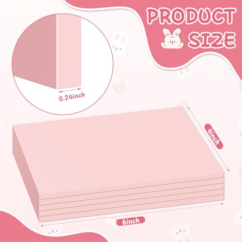 Frienda 30 Pcs 4" x 6" Rubber Linoleum Block for Printmaking, Pink - color: Pink