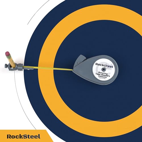 Roto Tape Compass | Rotating Tape Measure Beam Compass, Circle Drawing Tool | Alternative For Large Compass, Trammel, Protractor For Drawing Circles