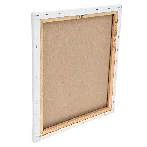 Centurion Deluxe Oil Primed 10"x20" Linen Canvas .67" Deep, Art Supplies for Adults, Oil Paints, Professional Grade 11oz Non-Absorbent Canvas, Acid-Free, Medium Texture, Kiln-Dried Pine - size: 10"x20"