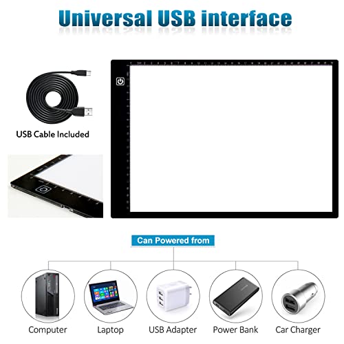 Diamond Painting Accessories A4 Light Pad Kit for Tracing Drawing Sketching