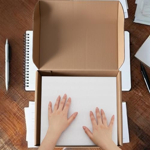 Frienda 8 Pcs Polyethylene Foam Sheet, 12 x 12 x 0.5 Inch Cuttable Packing Foam Pad Cushioning for Tool Box, Cases Craft Shipping Moving and Storage (White) - color: White
