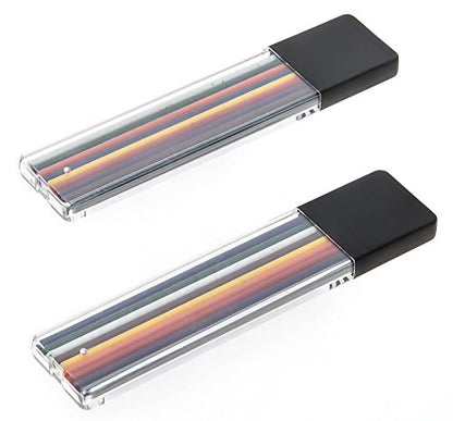 Leda Art 2mm Mechanical Pencil, Drafting Pencils for Drawing, Multicolor - style: 2mm Multicolor Black