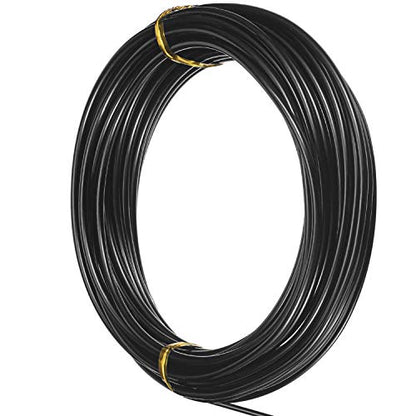 1 Roll Tecunite Aluminum Wire Craft Wire, 10 M X 3 mm, Black | TecUnite Aluminum Craft Wire for Sculpting,10 M X 3 Mm,Black,1 Roll - color: Black, size: 10000 mm x 3 mm
